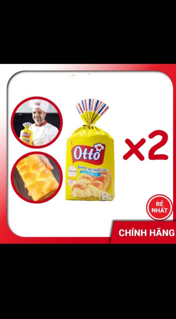 CHÍNH HÃNG Bánh mì Hoa Cúc Otto - Otto Brioche Tressée 300g
