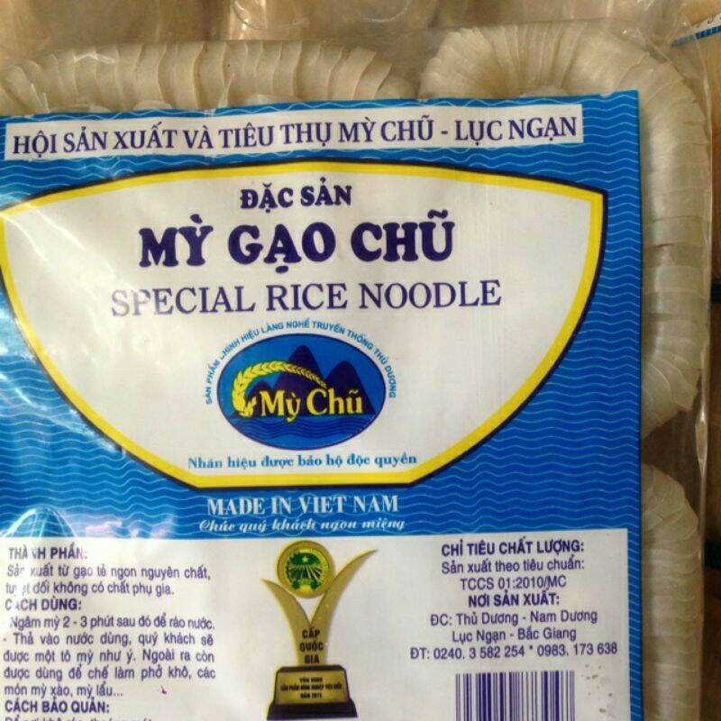 Mỳ chũ gói to bắc giang gói 800g