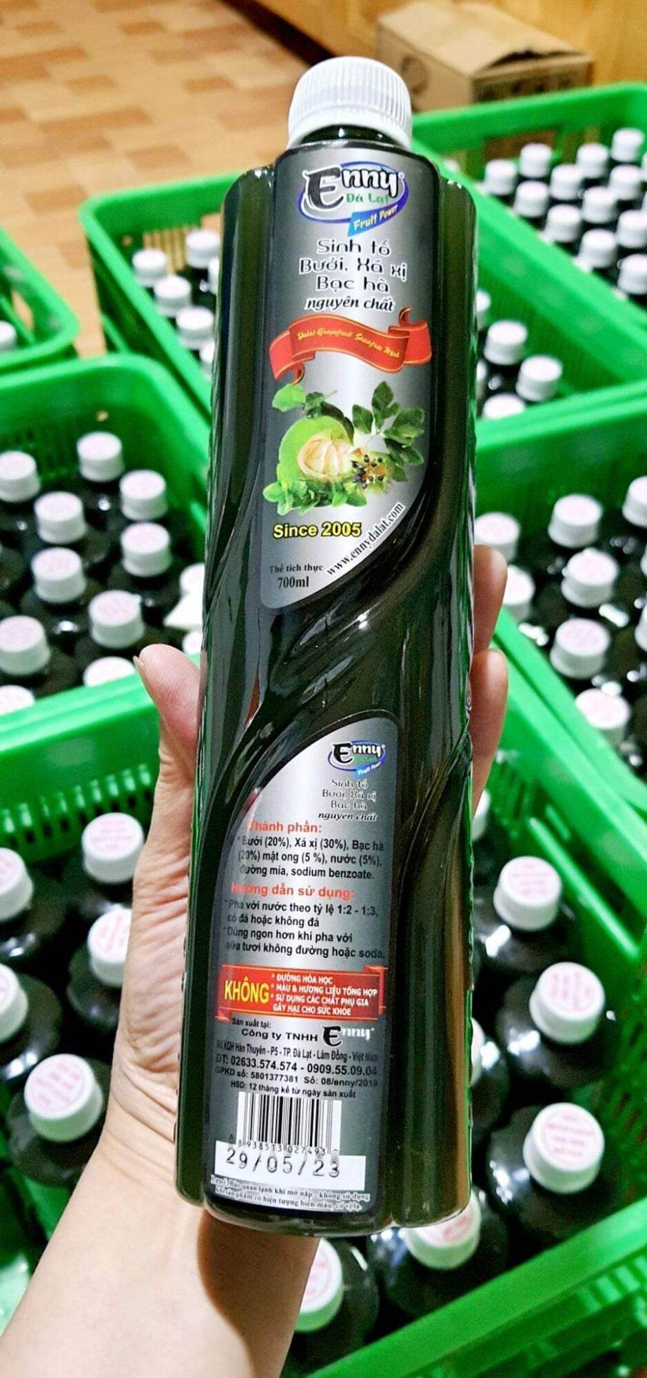Sinh tố Bưởi xá xị bạc hà 700ml ENNY Đà Lạt