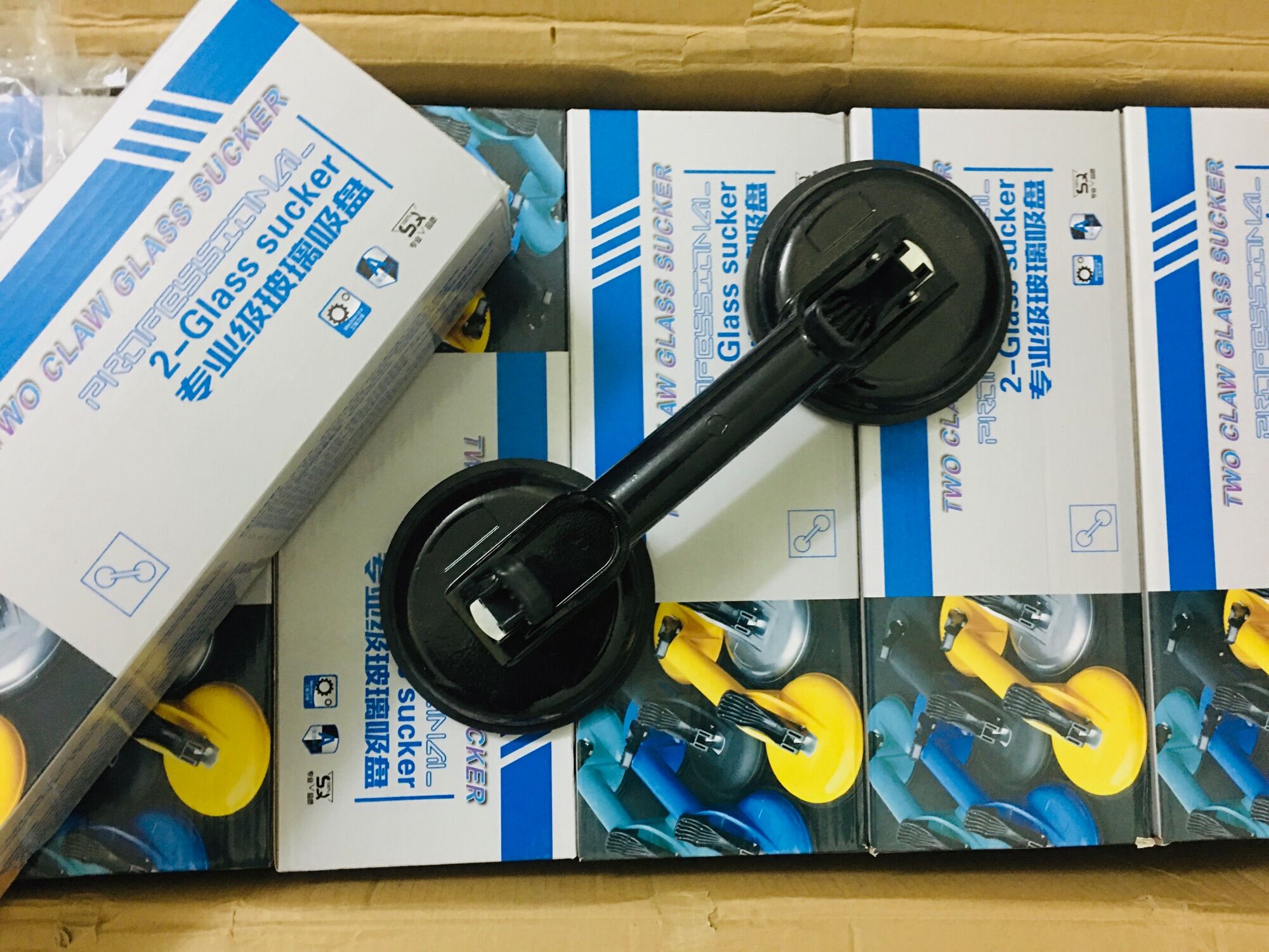 Hít gạch 2 chấu tay hít kính hít gạch đá dụng cụ nâng kính nâng gạch đá