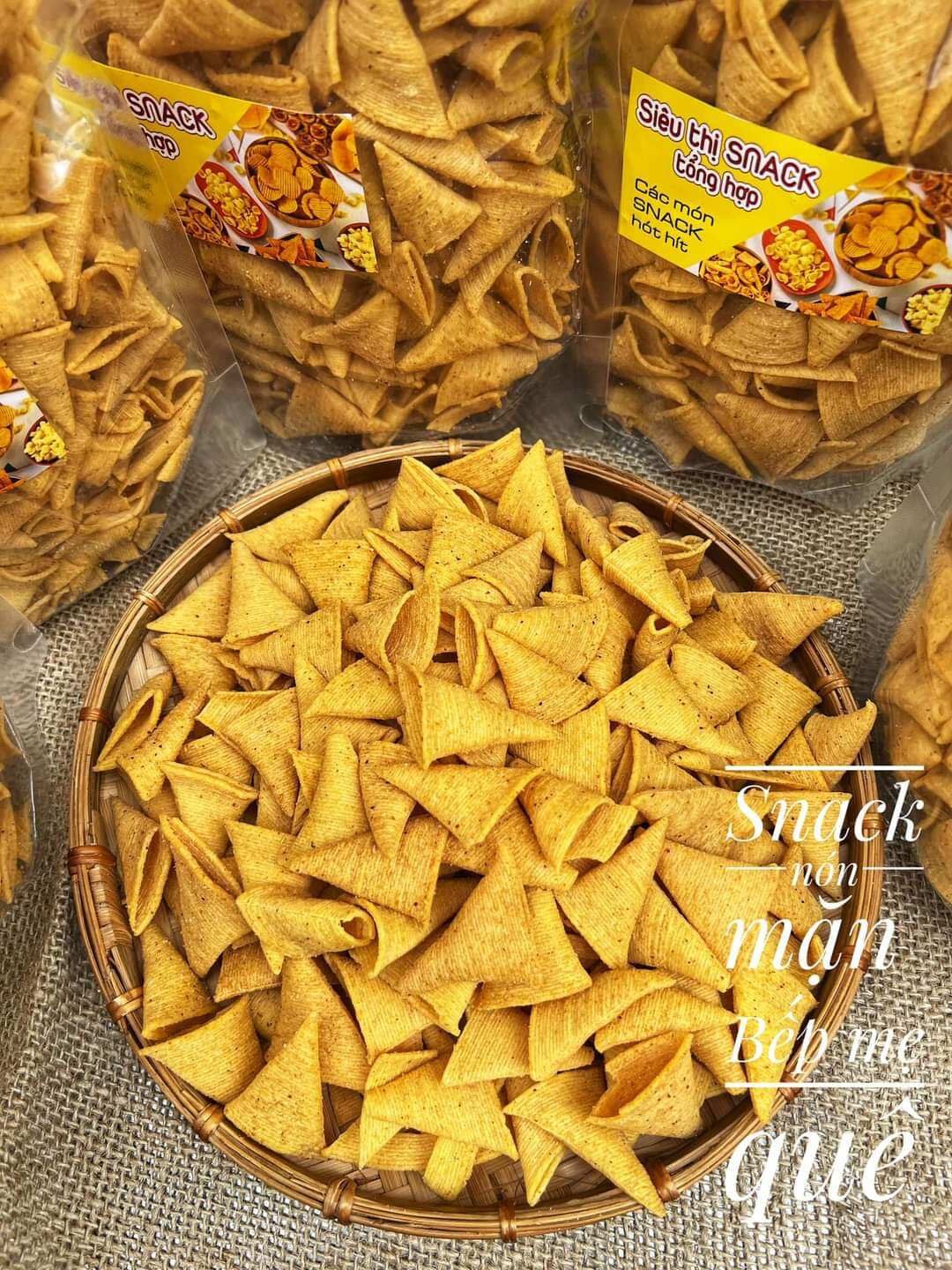 Salty Corn Cone Snack 500g