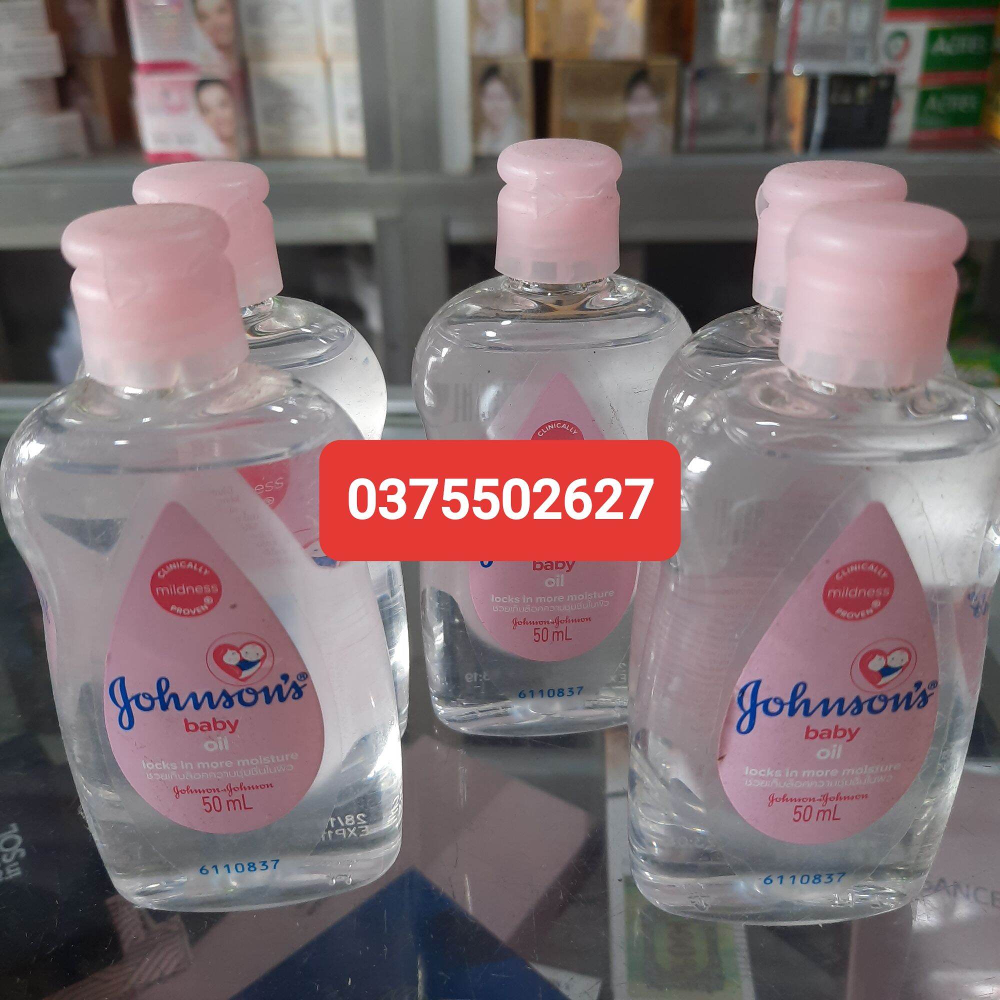 Dầu duõng ẩm matxa baby oil johnson 50ml