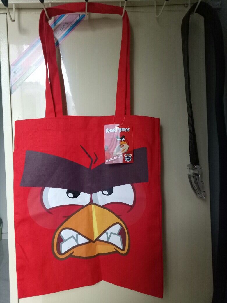 Túi tote Angry bird huggies