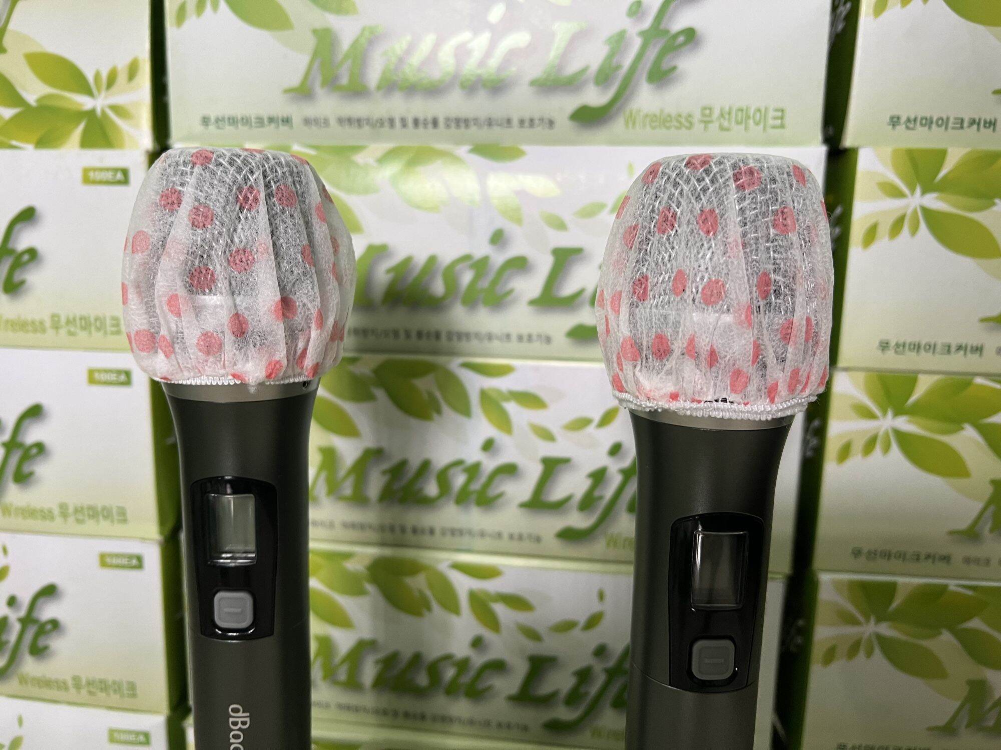 20 cái bọc đầu micro hát karaoke vệ sinh mùa dịch
