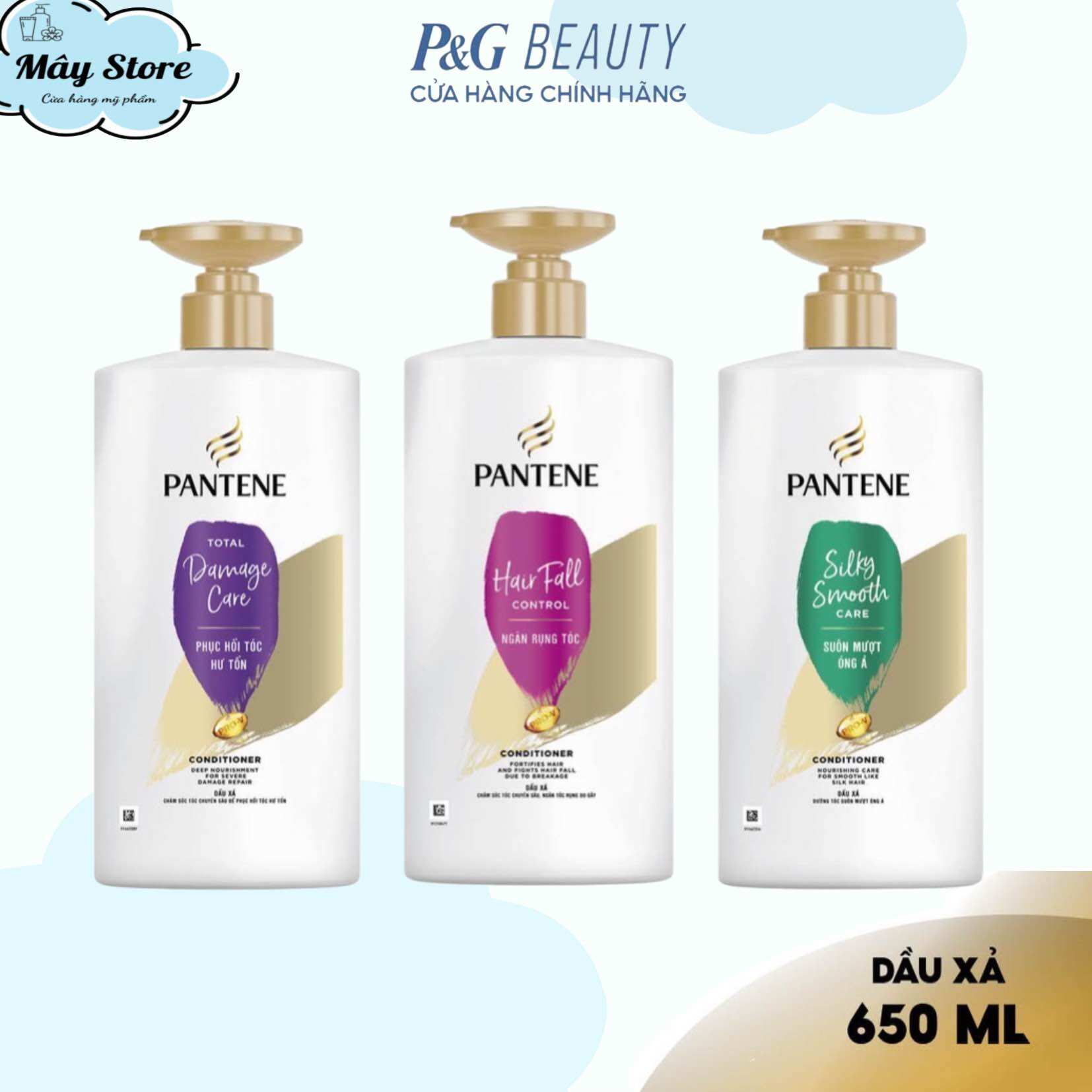 Dầu xả pantene chai 650ml