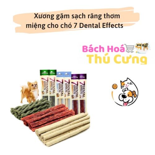 Xương gặm sạch răng thơm miệng cho chó 7 Dental Effects & Dental Bone