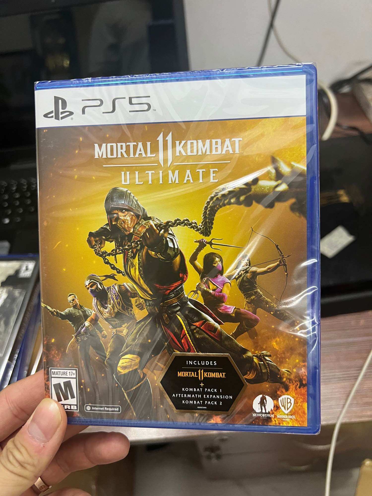 Đĩa chơi game PS5:  Mortal Kombat 11 Ultimate Edition