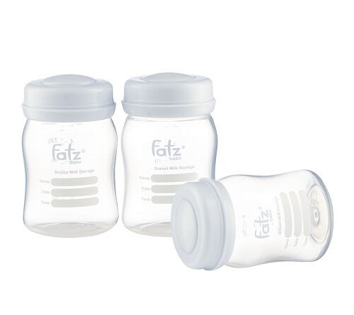 Set 3 bình trữ sữa Jubon 150ml cho bé nhiều màu