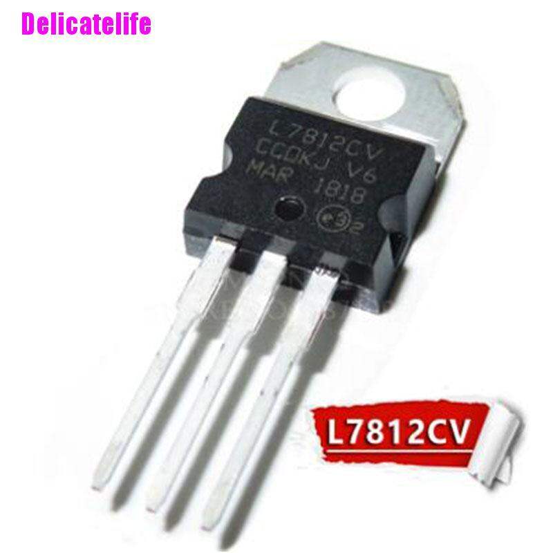 Ic ổn áp l7805cv l7812cv ic nguồn dương 5v/12v 7805 7812