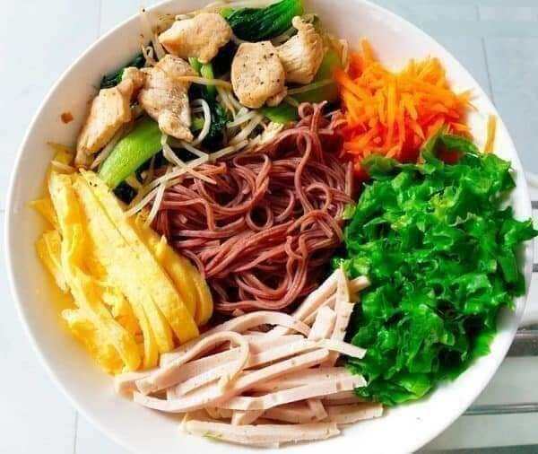 500g Bún gạo lứt đỏ ăn kiêng cho người tiểu đường, giảm béo