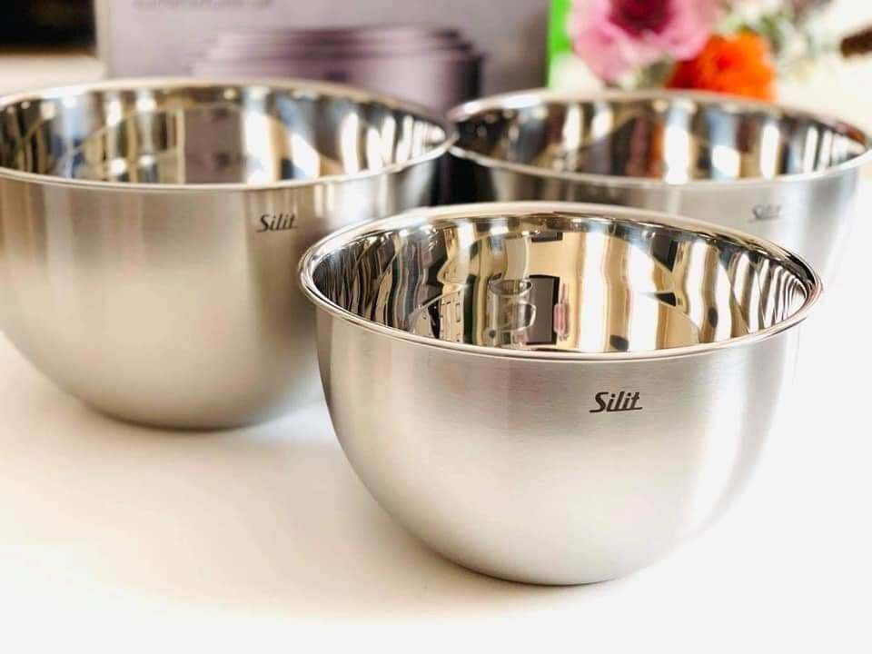Set 3 âu trộn inox Silit nội địa Đức