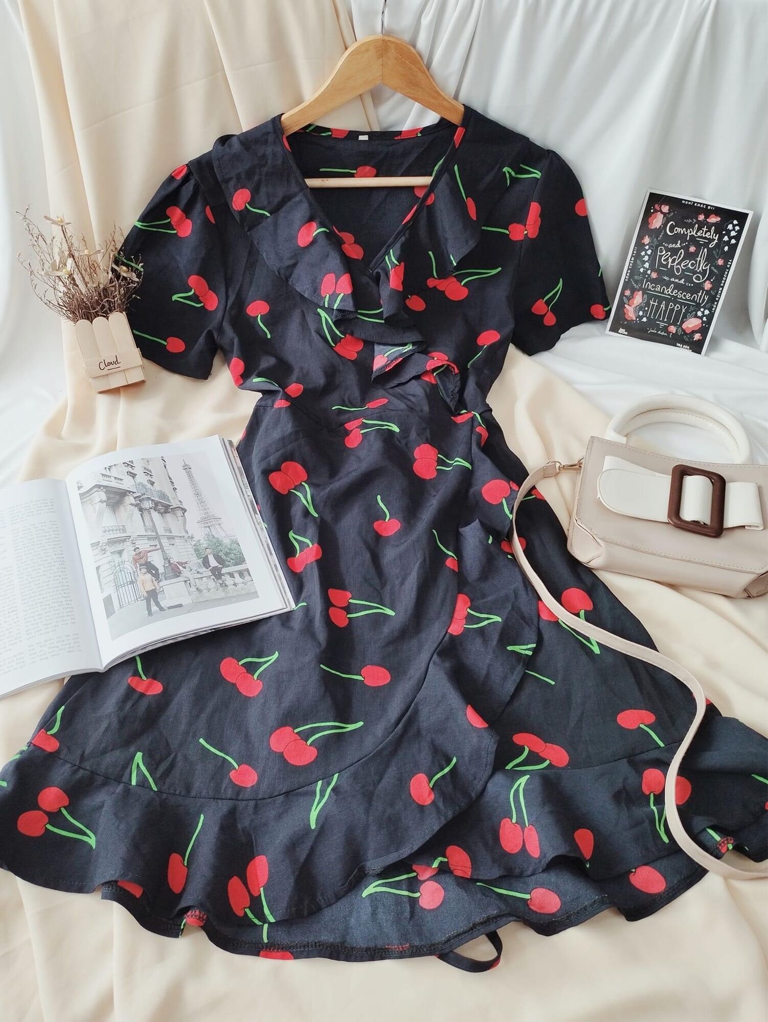 đầm hoa size M