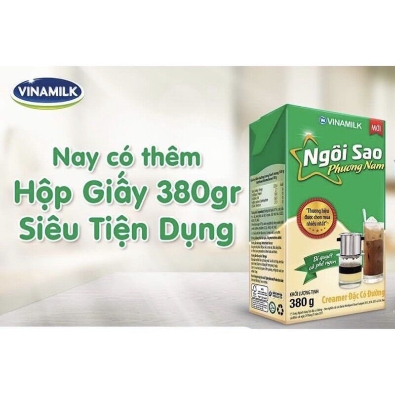 Sữa đặc vinamilk ngôi sao phương nam xanh lá 380g