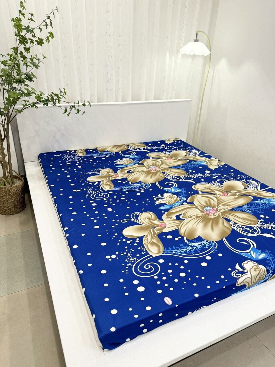 Bộ drap 4 món thun lạnh Hàn Quốc. Nệm <15cm