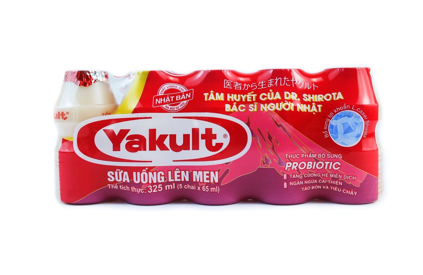 SỮA UỐNG LÊN MEN YAKULT (LỐC 5 chai)