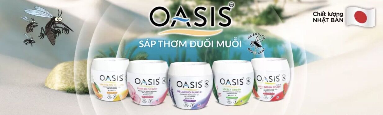 Sáp thơm đuổi muỗi Oasis 180g.