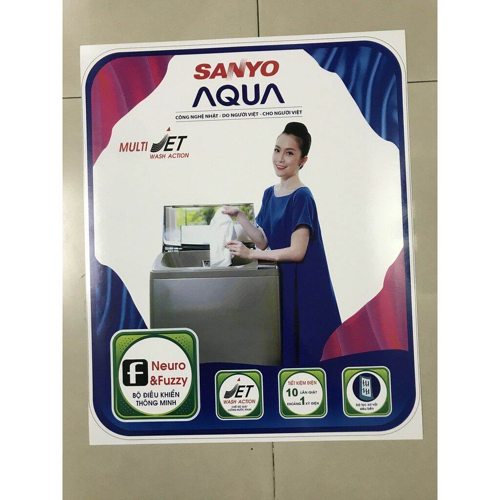 combo 5 tem dán máy giặt Sanyo
