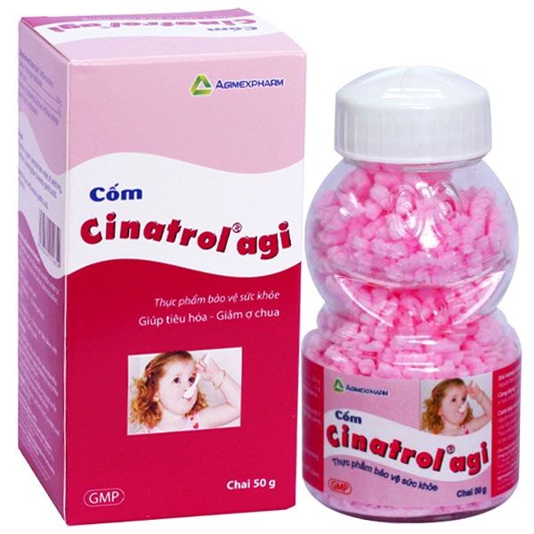 Cốm Cinatrol agi - chai 50g