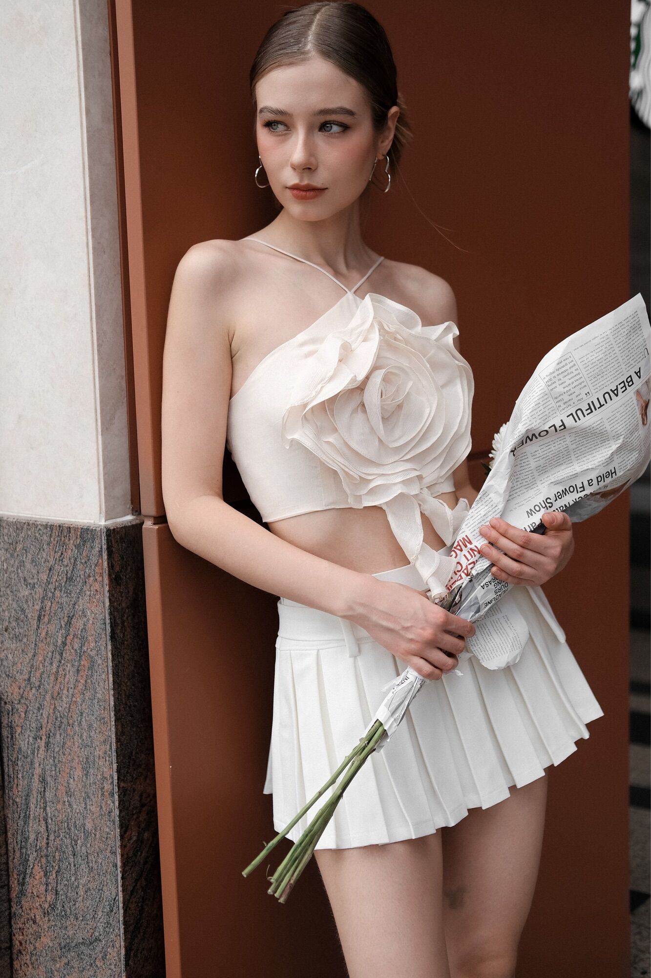 Áo Hai Dây Kiểu Nữ Blooming Top