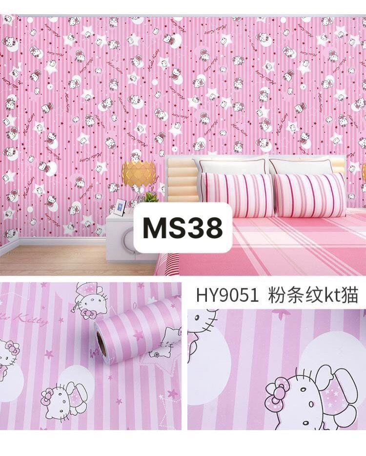 giấy dán tường keo sẵn