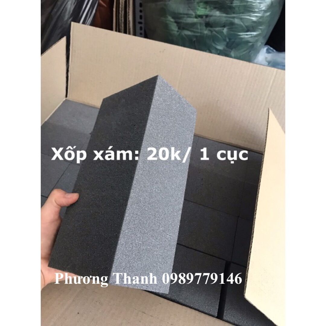Xốp xám cắm hoa, dùng cắm hoa khô