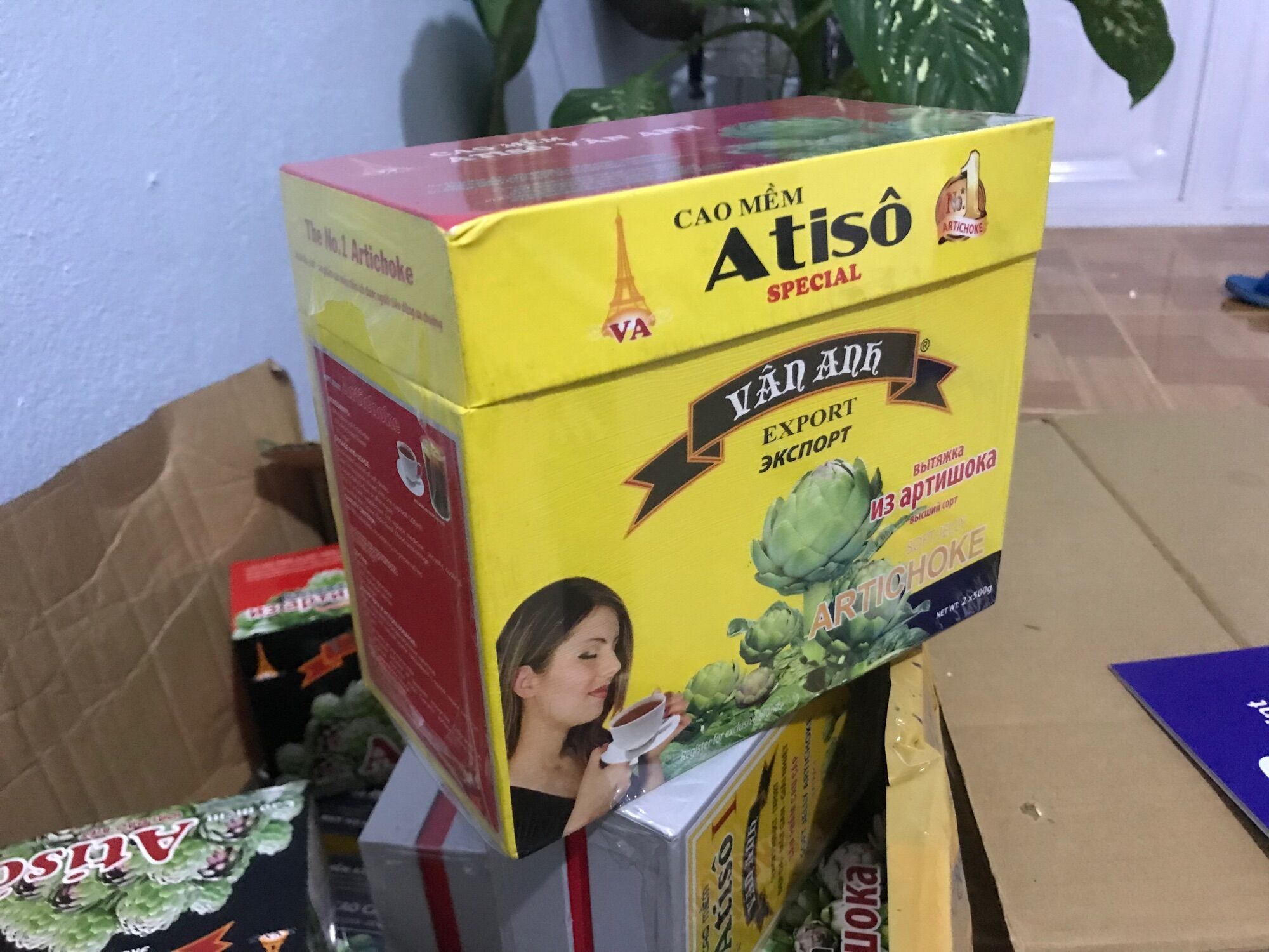 Hũ 500g cao Atiso Đà Lạt 35% hoa
