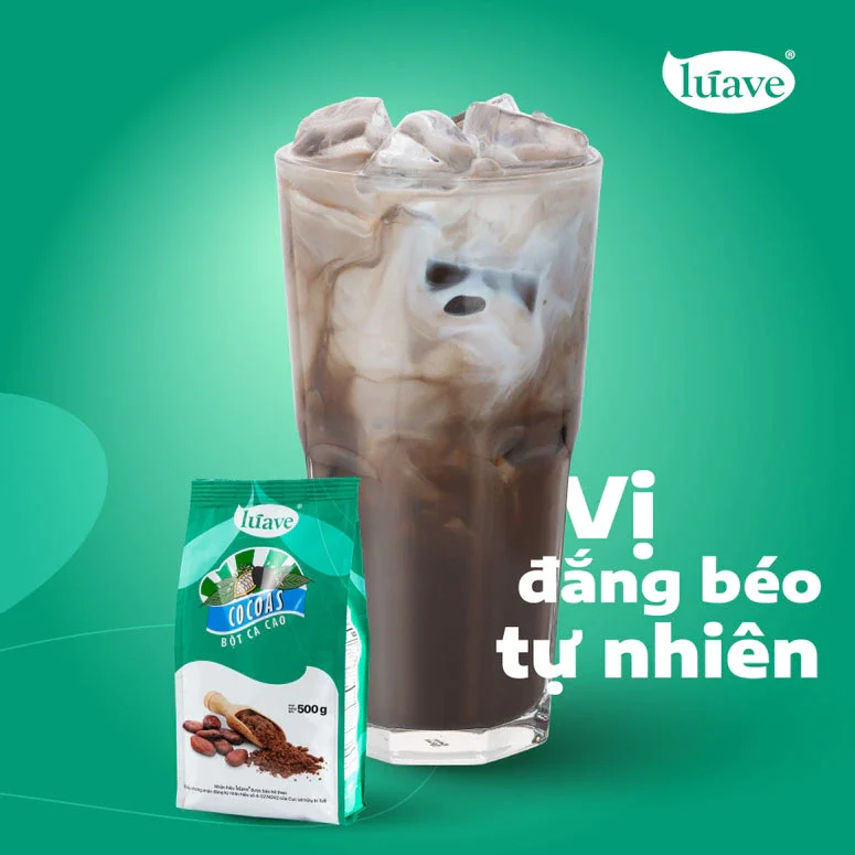 Bột ca cao đắng Luave gói 500g