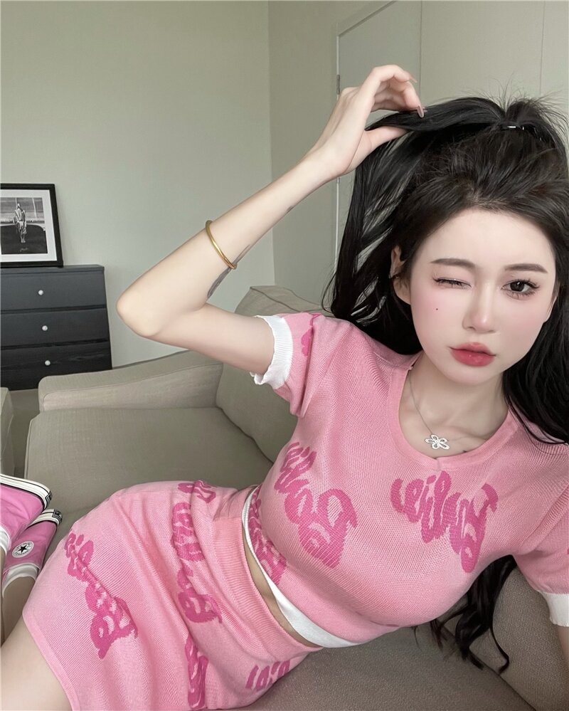 set len dệt kim - set len barbie hot hit