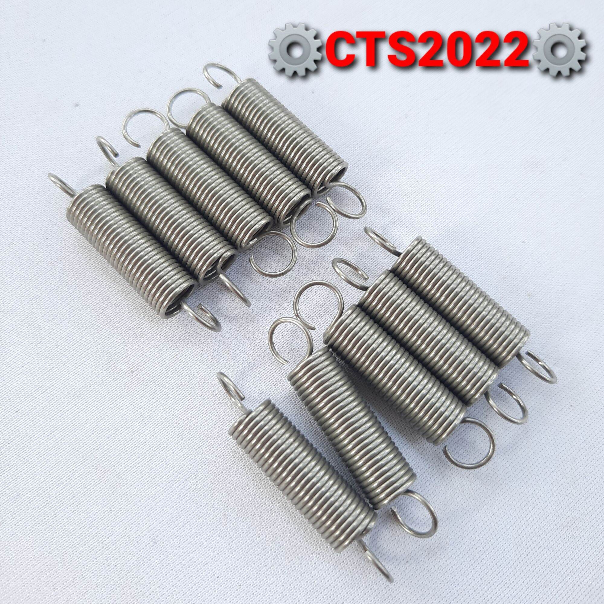 Lò xo kéo inox phi 7mm sợi 0.8mm