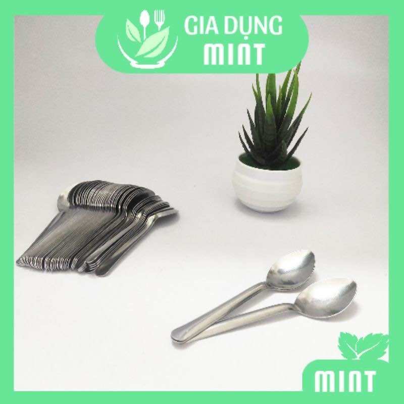Combo 10 Muỗng nhỏ ăn hột vịt lộn , thìa cà phê nhỏ inox cao cấp