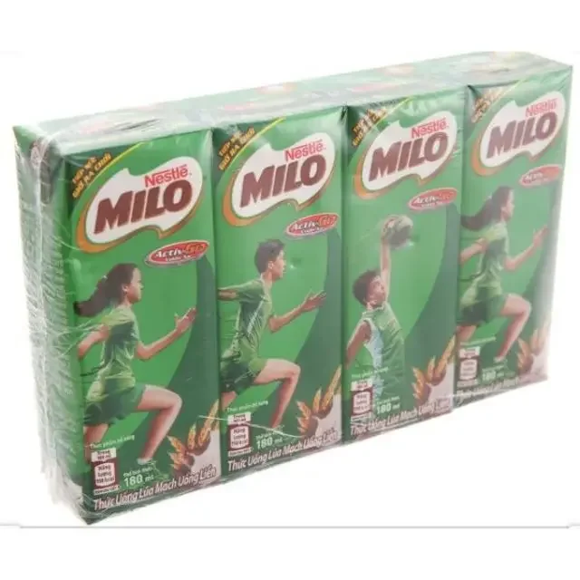 Lốc 4 hộp thức uống lúa mạch Milo Active Go 180ml