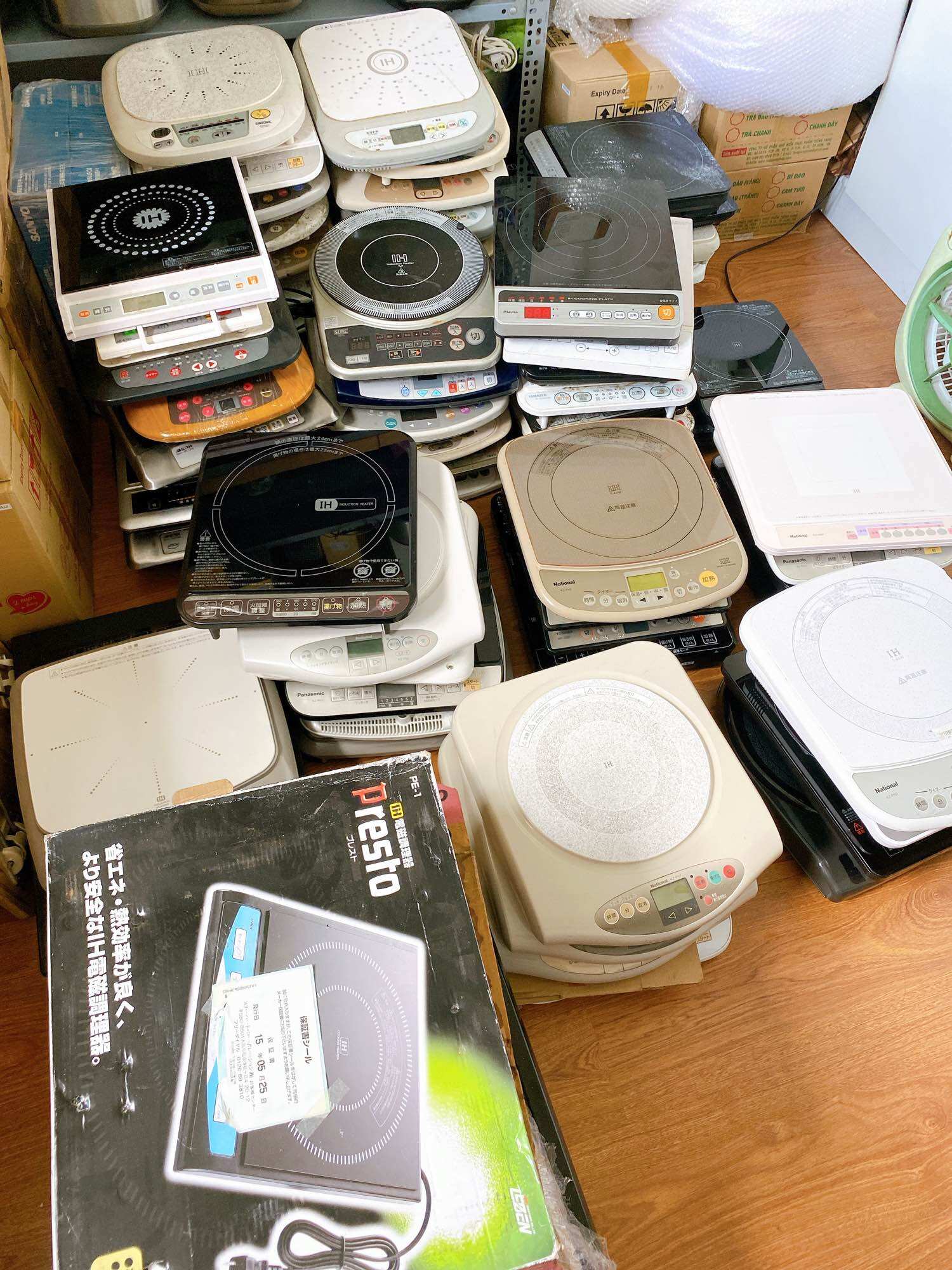 Bếp từ đơn nội địa Nhật, Bếp lẩu inverter, bếp từ sinh viên, bếp từ cảm ứng, bếp điện từ, bếp từ đơn Nhật bãi 100v các hãng như Panasonic, Iris ohyama, yamazen, sanyo...