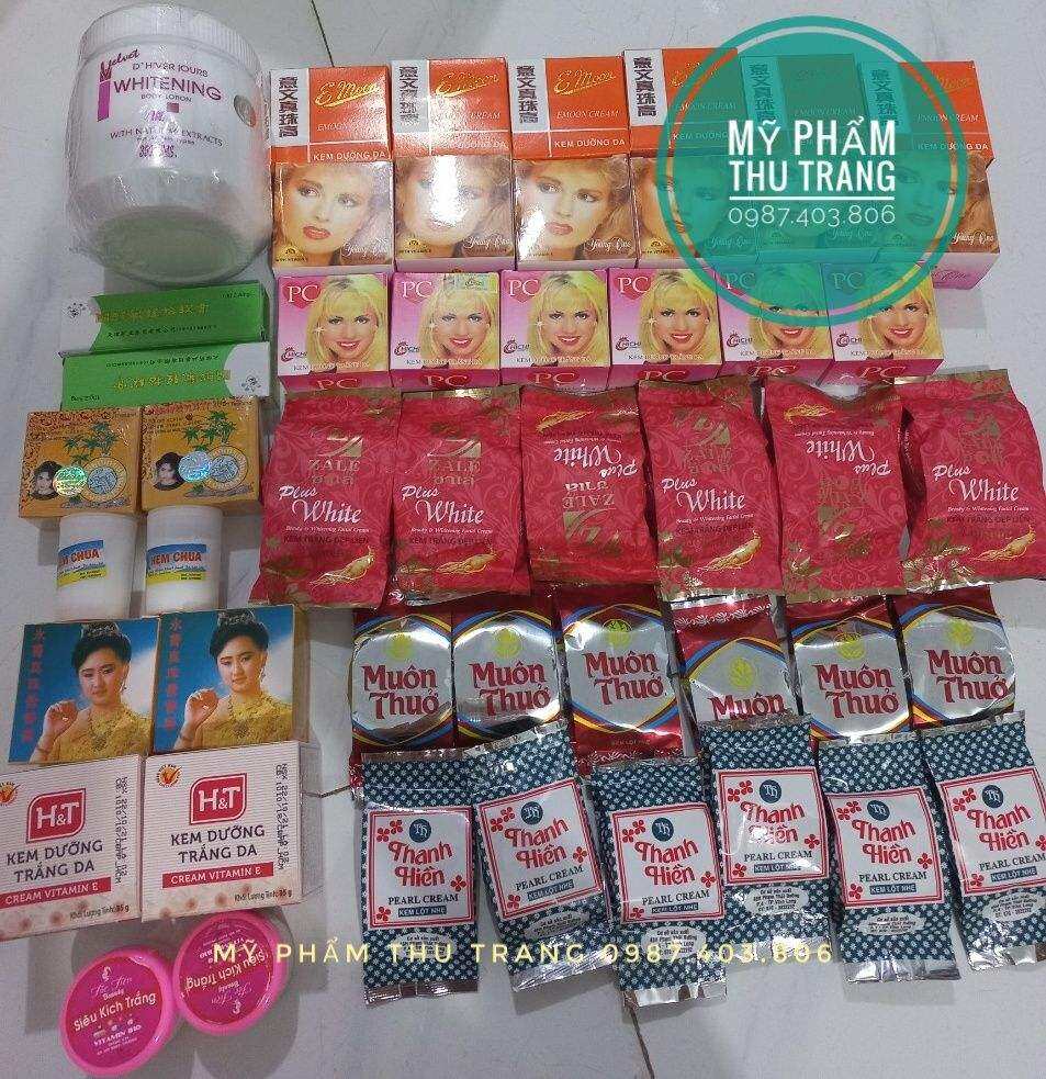 Bộ kem công thức trắng da spa