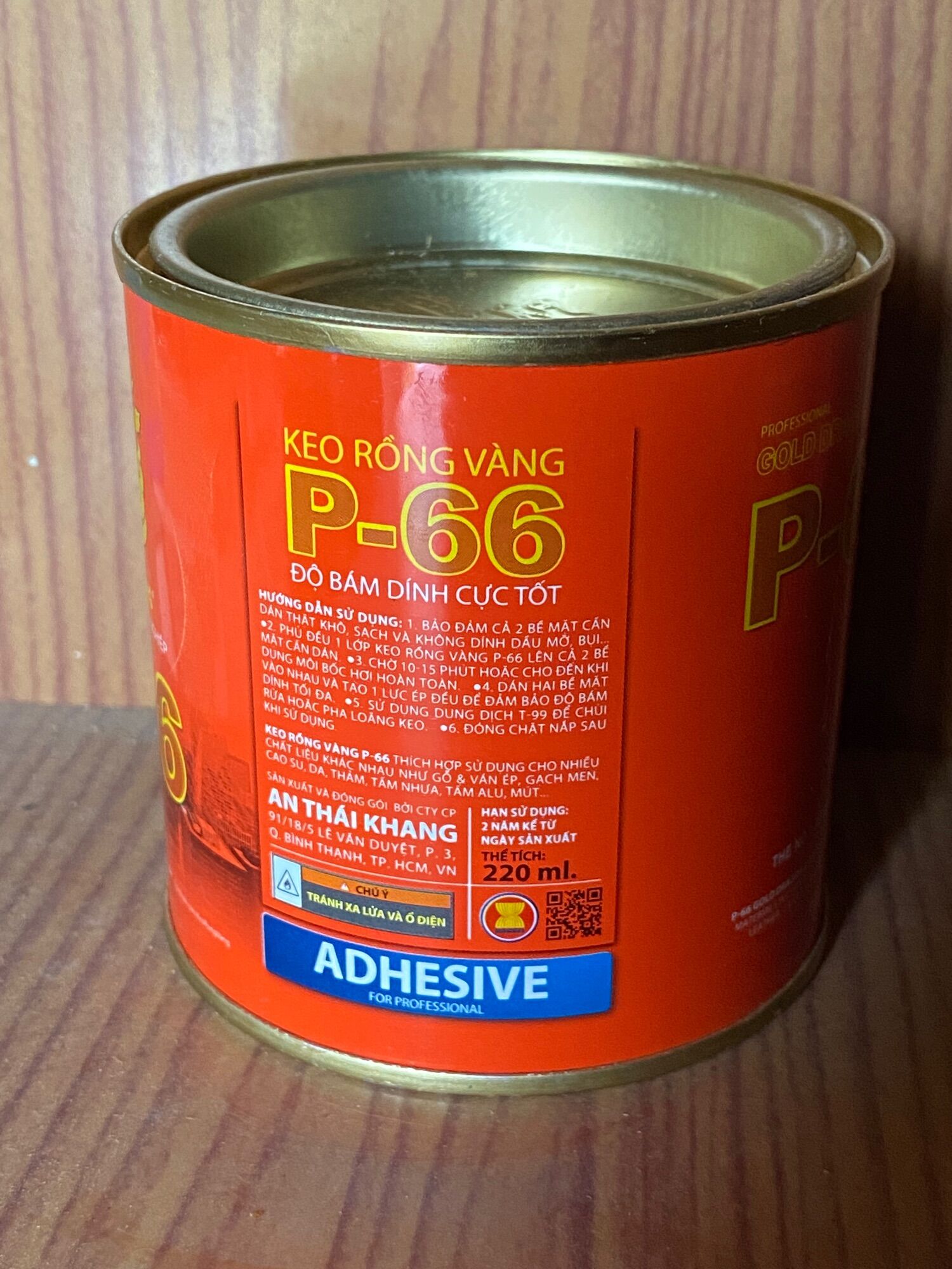 Keo Rồng Vàng P-66,(110ml, 220ml)