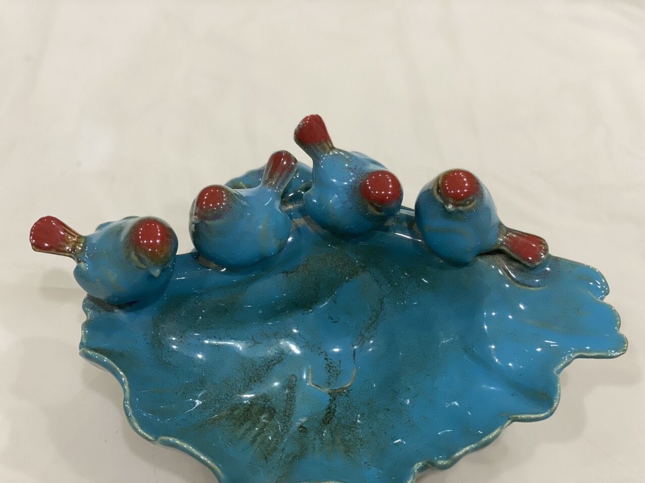 Bird and Leaf Shaped Plate Tray