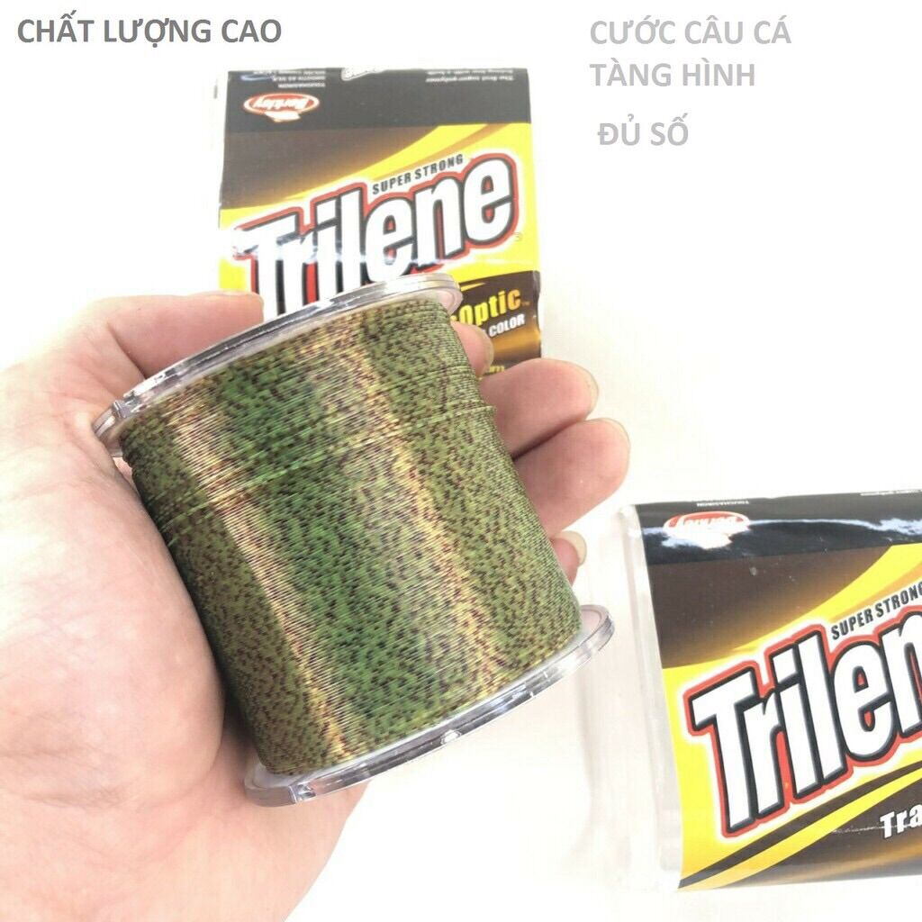Cước câu cá trilene tàng hình 300m