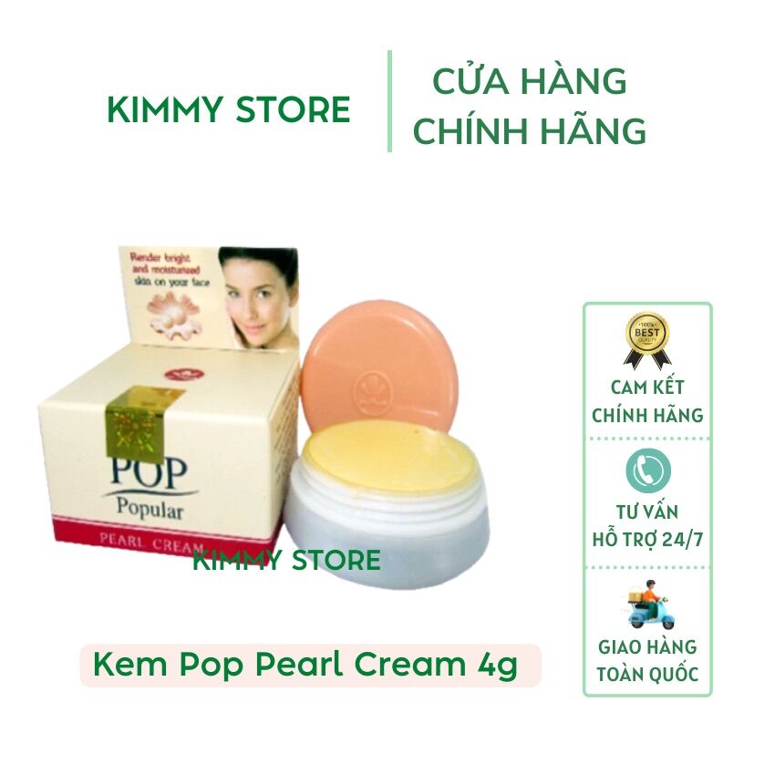 Kem pop vàng popular pearl cream thái lan 4g