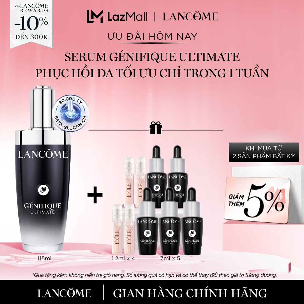 [CHỈ 1-7/11-Mua 1 Tặng 9-Voucher 10%-TỐI ĐA 300K] SERUM PHỤC HỒI DA TỐI ƯU TRONG 1 TUẦN LANCOME GENI