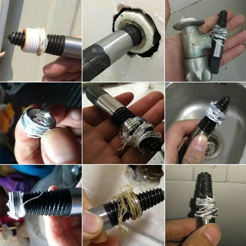 Repair tool broken tap for pipe 21, Reverse Thread disassembled with wrench