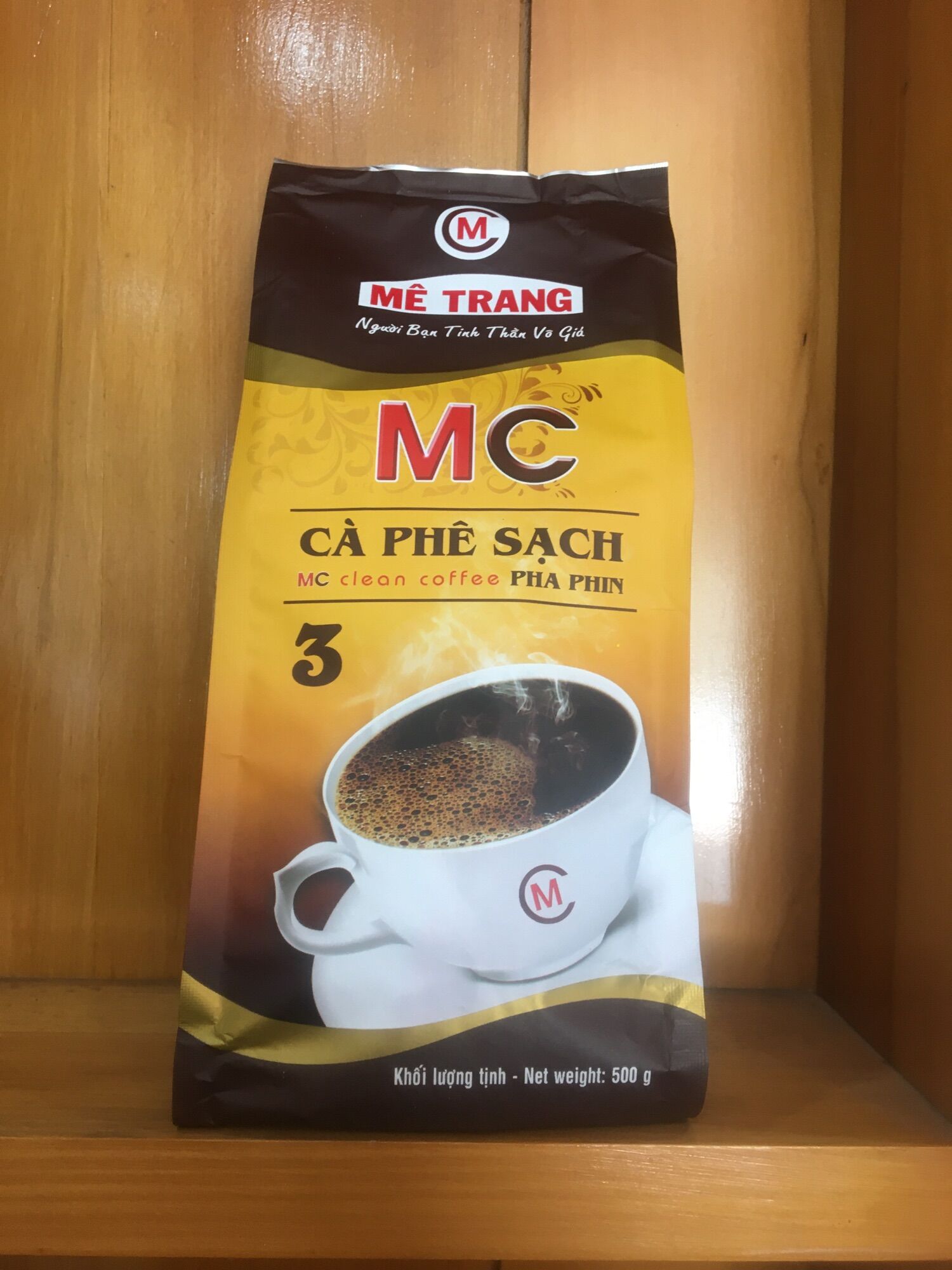Cà phê bột pha phin MC3 Mê Trang 500g.