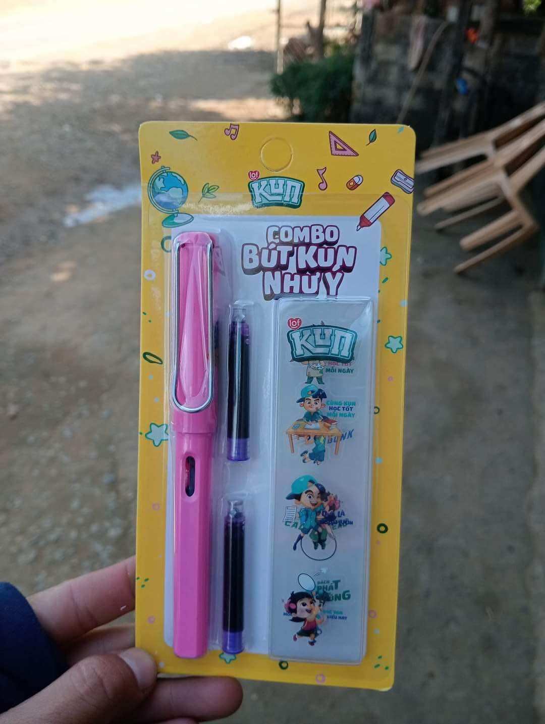 Combo bút kun như ý màu mực tím
