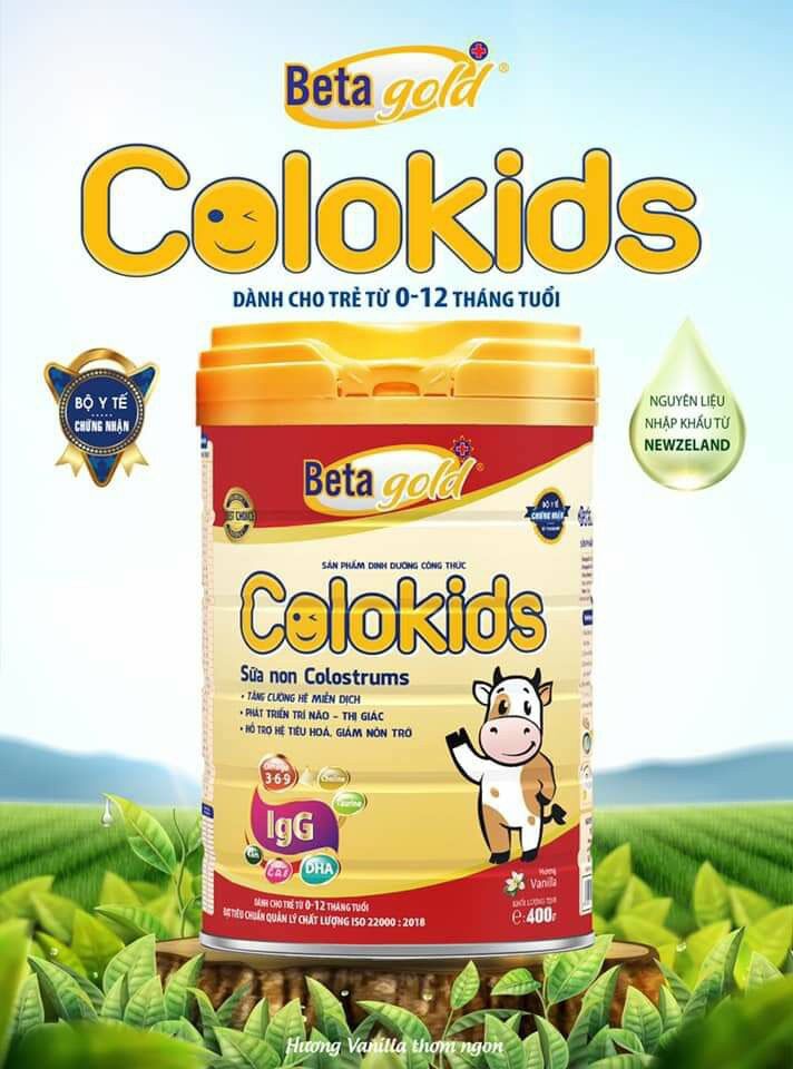 Sữa bột Betagold Colokids 900g