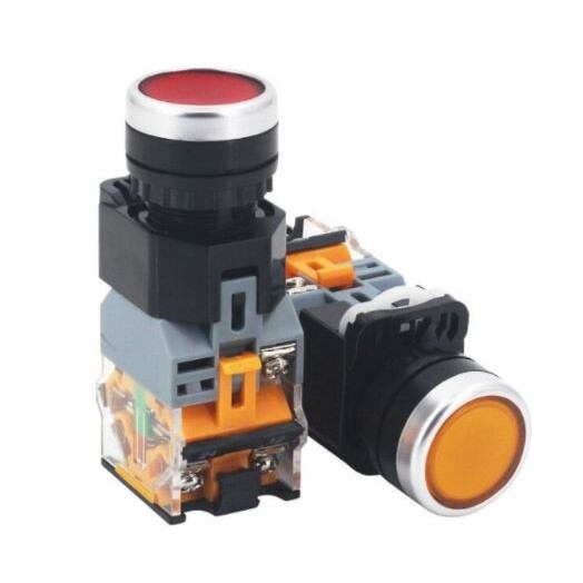 NÚT NHẤN ĐÈN LA38 phi 22 NHẤN NHÃ / NHẤN GIỮ