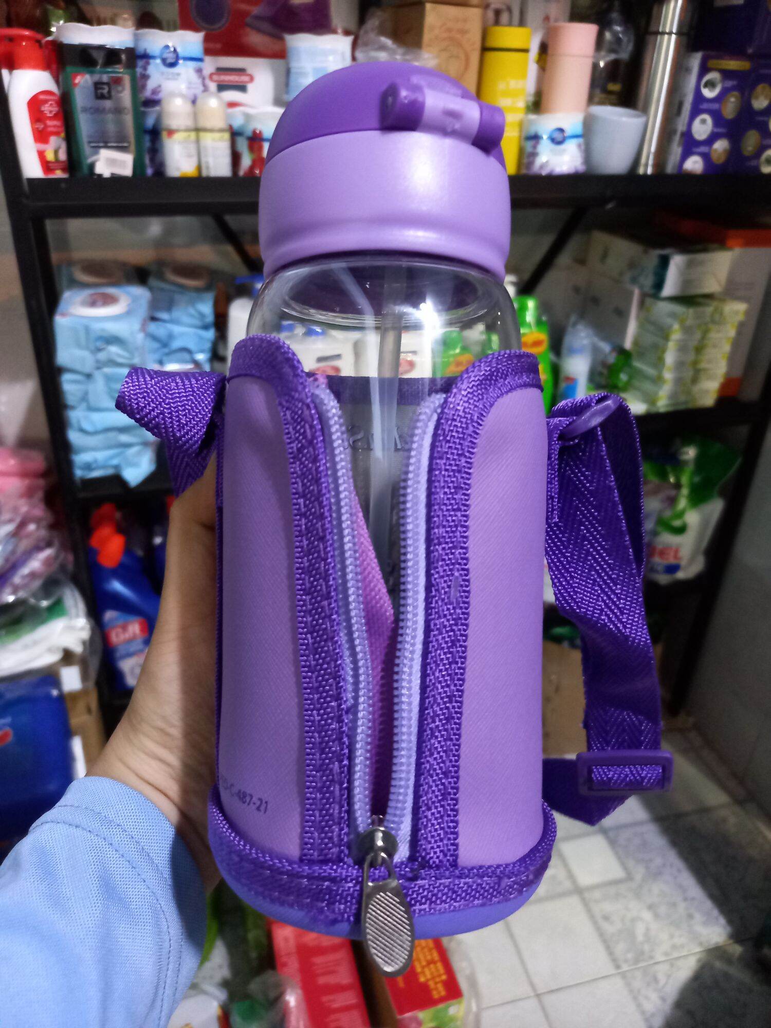 Bình nước uống có ống hút có túi để cho bé(quà tặng từ Pediasure)