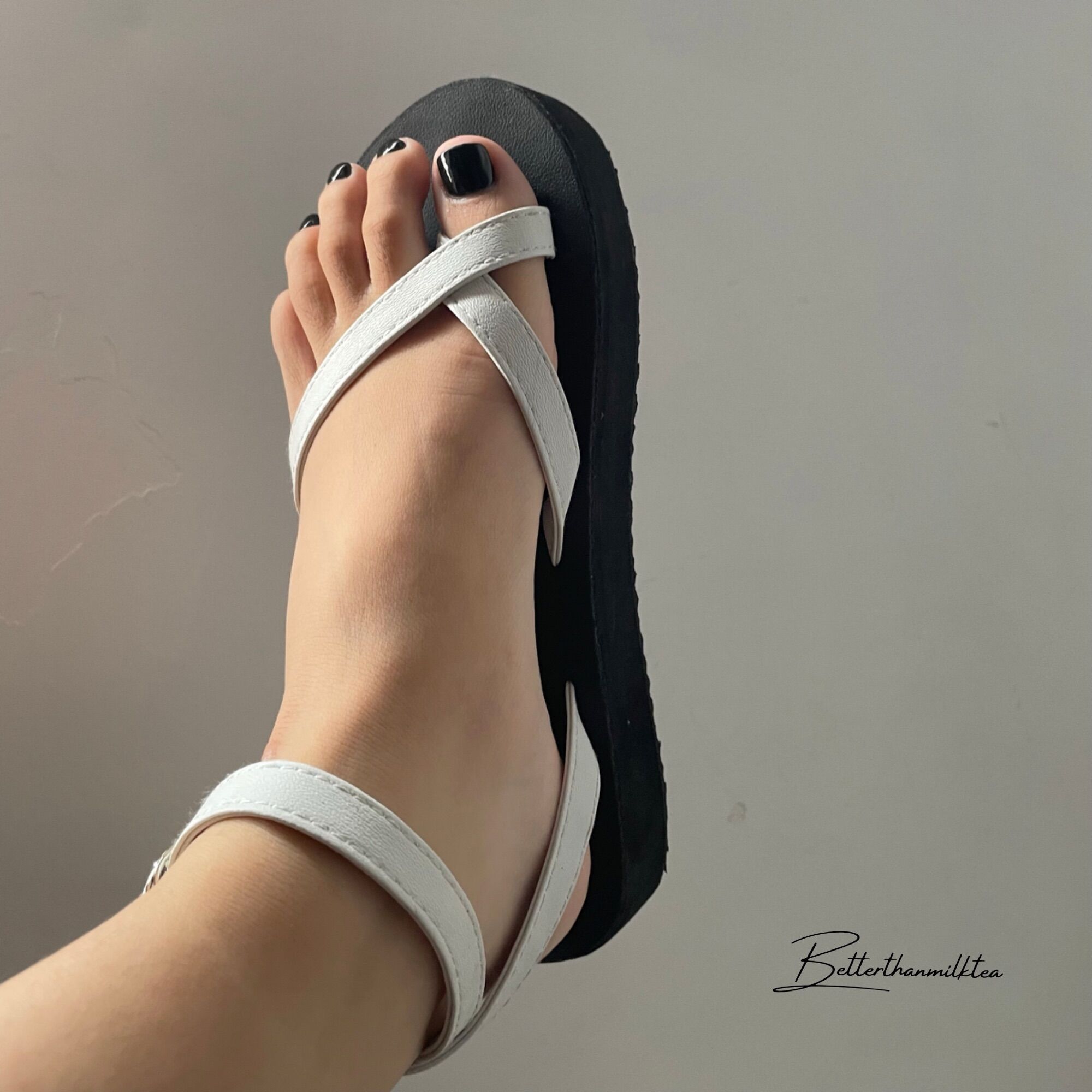 [SaSa] Sandals Betterthanmilktea SaSa đế xuồng cao 3cm