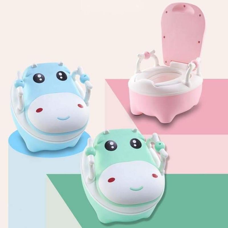 Bô vệ sinh hình con bò sữa cho bé yêu