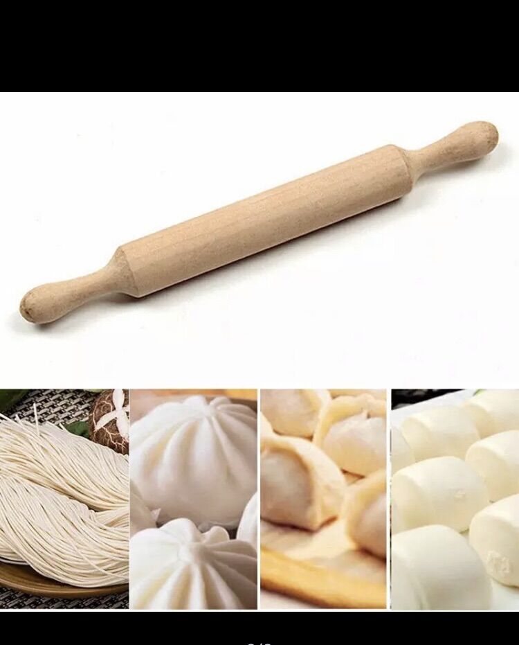 Chày gỗ lăn bột, cây cán bột làm bánh