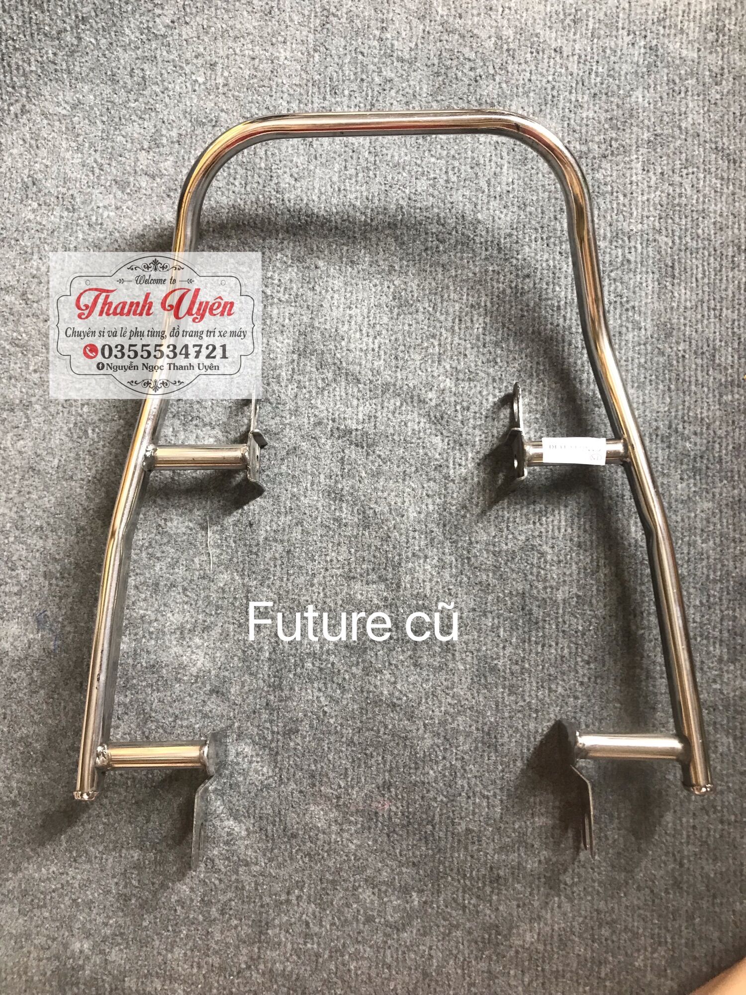 Cản sau xe future cũ inox siêu đẹp