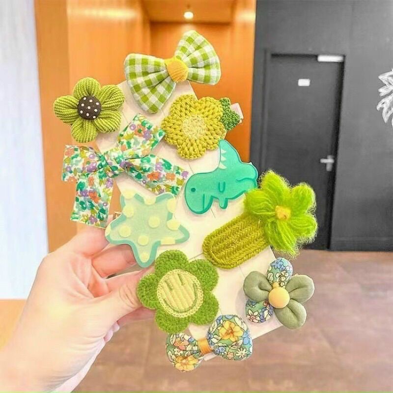 Kẹp tóc style Hàn Quốc cho bé gái