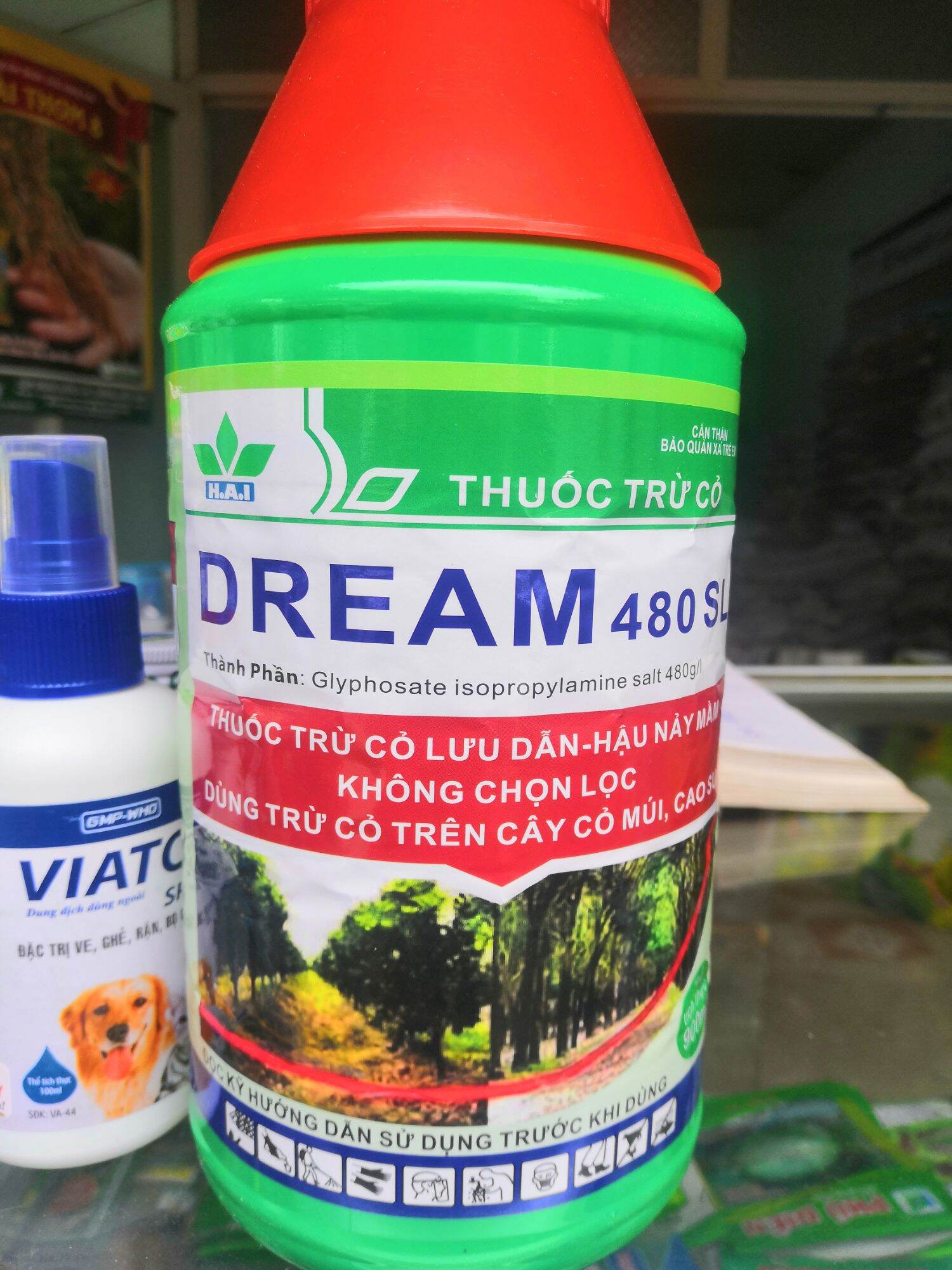 Cỏ cháy Glyphosat Diệt sạch mọi loại cỏ
